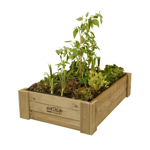 Fioriera per orto in pino - Box - Hortalia - da esterno / per uso residenziale / per zone urbane