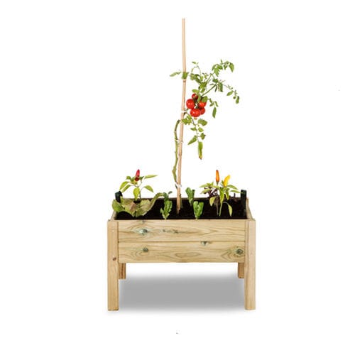 Fioriera in pino - Leo - Hortalia - rettangolare / contemporanea / per zone urbane