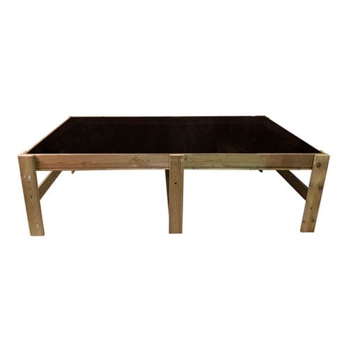 Espositore per piante - 600101 - Hortalia - in legno / a 4 lati / 1 ripiano