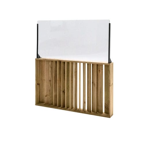 Separatore di spazi in legno - BF120PH60 - Hortalia - per ristorante / per hotel / per esterno