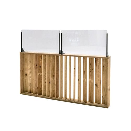 Separatore di spazi in legno - BA150PH40 - Hortalia - per ristorante / per hotel / per esterno