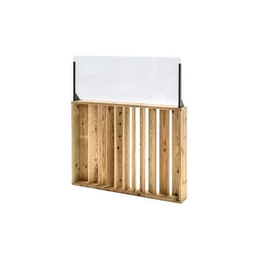 Separatore di spazi in legno - BF100PH40 - Hortalia - per ristorante / per hotel / per esterno