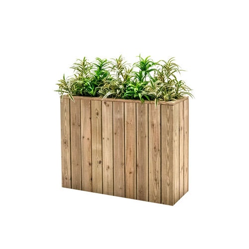 Fioriera in legno - J100A34 - Hortalia - rettangolare / modulabile / contemporanea