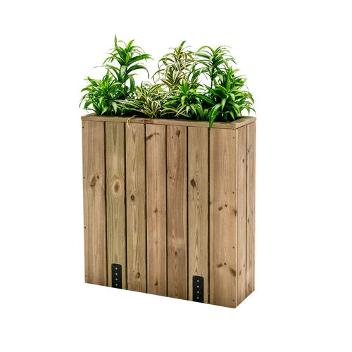 Fioriera in legno - J75 - Hortalia - rettangolare / modulabile / contemporanea