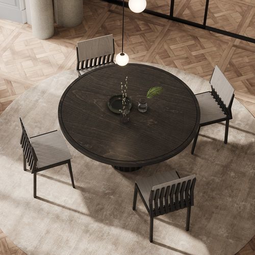 Tavolo da pranzo contemporaneo - LAGOM - Laengsel - in legno compensato / in legno tinto / in betulla