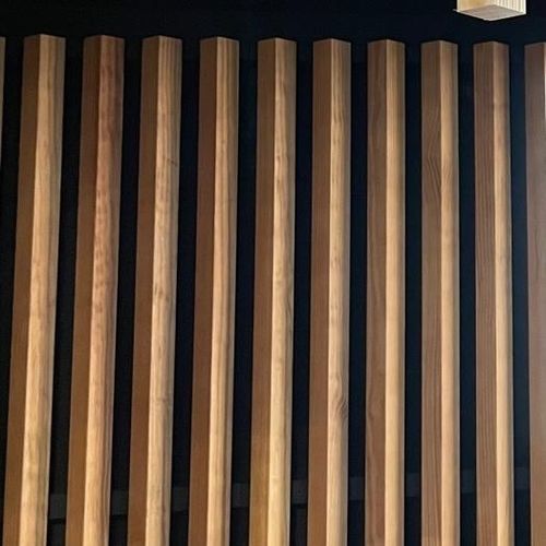 Pannello acustico a muro - WL/R8/38x38 - Woodslines - per parete / per controsoffitto / in larice