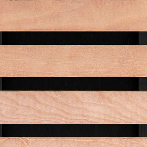 Pannello acustico per controsoffitto - WL/H6/68 - Woodslines - sospeso / in legno massiccio / in rovere