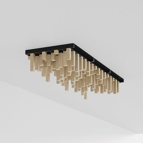 Controsoffitto in legno massiccio - WL/V8/38x38/128 - Woodslines - in pino / in pannelli / per ufficio