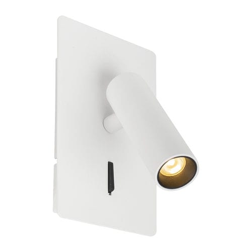 Applique contemporanea - USA - Hofflights - da interno / in alluminio / tonda