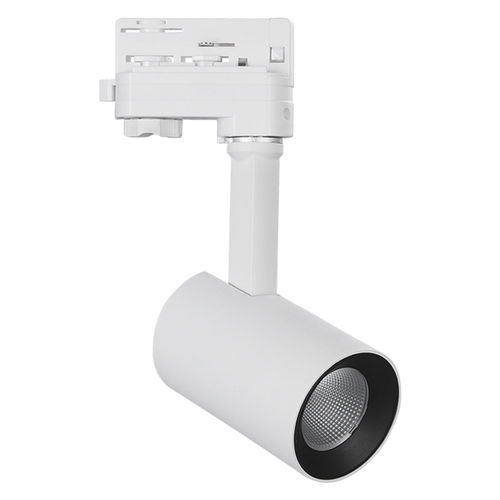 Faretti a binario LED - FRANCE 20 - Hofflights - tondo / in alluminio / contract