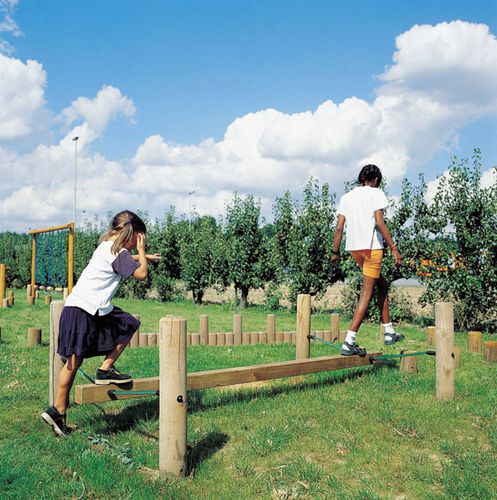 Trave d'equilibrio per parco giochi - GEAA650  - Gea Fun Experience - per lo sviluppo dell'agilità
