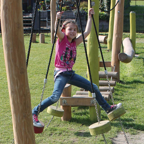 Percorso a ostacoli per parco giochi - A145-DETTAGLI2  - Gea Fun Experience - per lo sviluppo dell'agilità / da slalom / da esterno