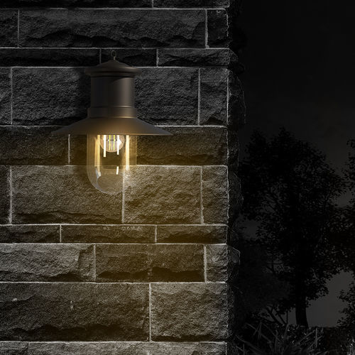 Applique vintage - BOLTA - Ambiate Lighting - da esterno / in vetro / conica