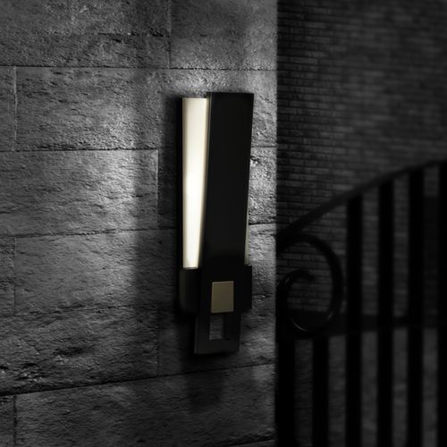 Applique contemporanea - STRISCI - Ambiate Lighting - da esterno / in metallo / in acciaio