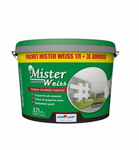 Pittura decorativa - MISTER WEISS - AdePlast - da interno / per muro / per calcestruzzo