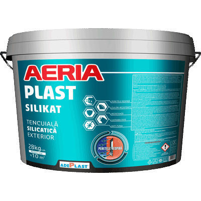 Intonaco decorativo - AERIA PLAST SILIKAT  - AdePlast - di protezione / da interno / per metallo