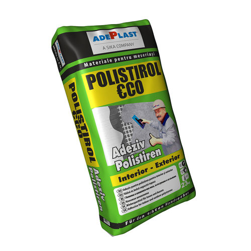 Malta collante termoisolante - POLISTIROL ECO  - AdePlast - per pannelli isolanti / polimerico / minerale