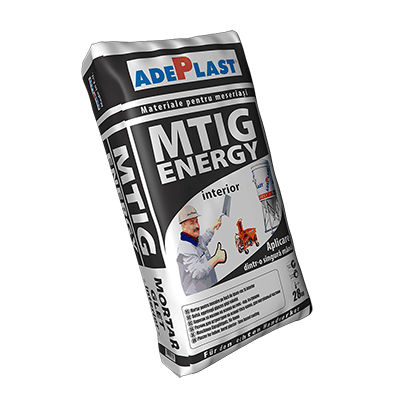 Malta termoisolante -  MTiG ENERGY  - AdePlast - per cartongesso / in gesso / alla calce