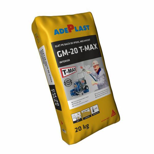 Gesso di finitura - GM T-MAX  - AdePlast - sigillante / permeabile al vapore acqueo / resistente agli UV