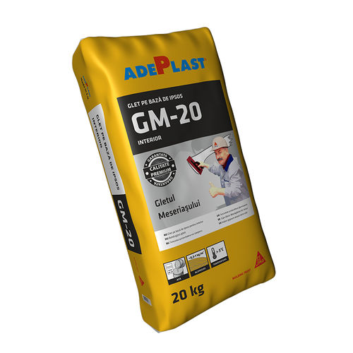 Gesso per muratura - GM-20  - AdePlast - di finitura / per calcestruzzo / permeabile al vapore acqueo