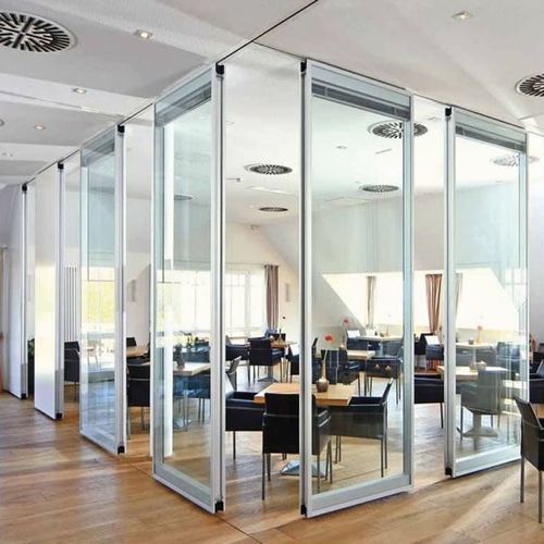 Pannello in vetro acustico - DORMA MOVEO - Transparent Design SRL - temprato / colorato / per parete