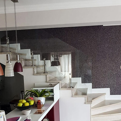 Ringhiera in vetro - Transparent Design SRL - in alluminio / in acciaio inossidabile / pannelli in vetro