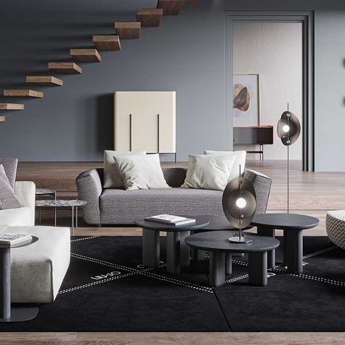 Divano modulare - Dolcevita - LIU JO Living - contemporaneo / in tessuto / con braccioli
