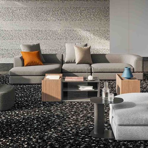 Divano modulare - Pixi - LIU JO Living - contemporaneo / in tessuto / con braccioli
