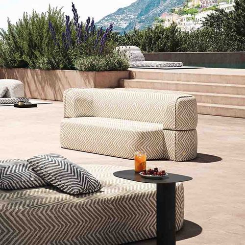 Divano letto - Soft Island - LIU JO Living - contemporaneo / da esterno / in tessuto