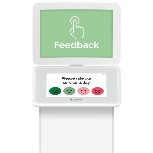 Terminale interattivo da interno - SMILEY TOUCH™ - HAPPYORNOT - a muro / da appoggio / da bancone