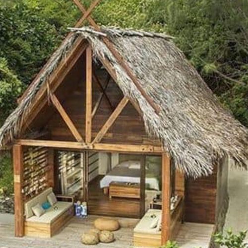 Gazebo in legno - PT-Touchwood - in legno / tetto in tela / tetto in legno