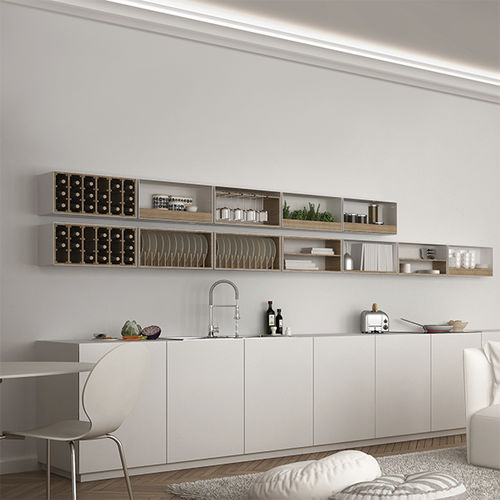 Profilo luminoso sporgente - EL701 - EL701 FLEX - Eleni LIGHTING - a muro / a soffitto / LED