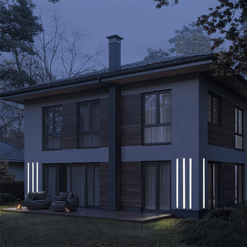 Profilo di finitura per illuminazione a LED - EL2106 - Eleni LIGHTING - in polistirene espanso PSE / per parete / per facciata