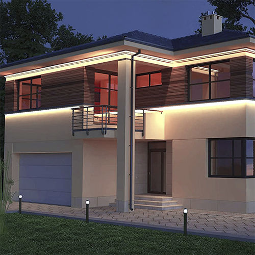 Cornicione per illuminazione a LED - ELCS - Eleni LIGHTING - per facciata / in polistirene espanso PSE / da esterno