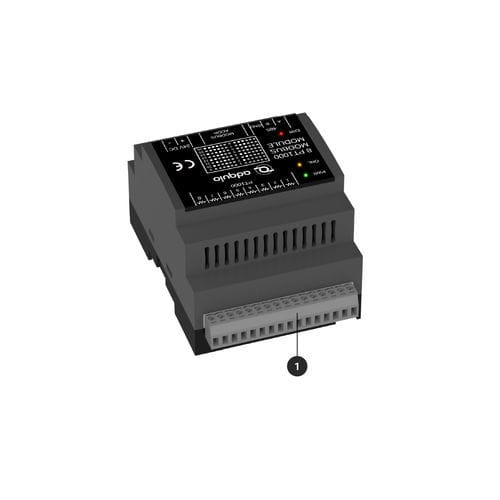Modulo di controllo per sistema domotico - ADQUIO 8 PT1000 - Adquio - di temperatura / su guida DIN / Modbus RTU
