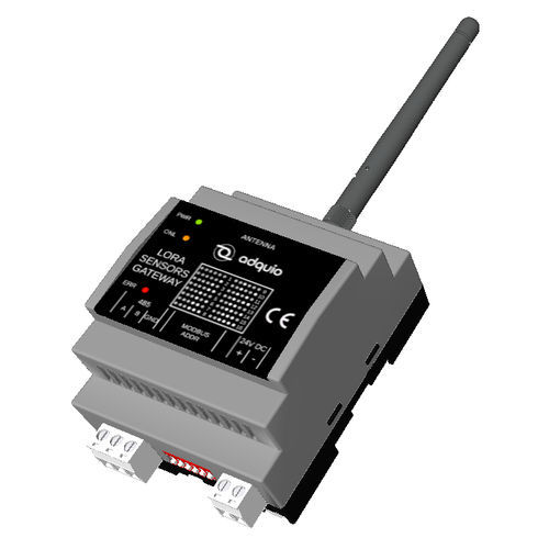 Modulo di interfaccia gateway - ADQUIO LORA  - Adquio - su guida DIN / per sistema domotico / wireless
