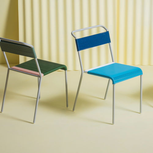 Sedia contemporanea - COLORIN - Mexa Design - da interno / in PVC / con supporto in metallo