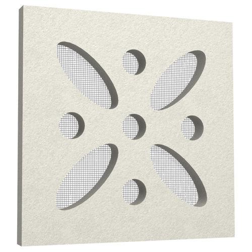 Griglia di ventilazione decorativa - EDG-00 - Eleni Decor - in polistirene / quadrata / per esterni
