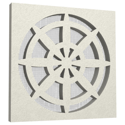 Griglia di ventilazione decorativa - EDG-02 - Eleni Decor - in polistirene / quadrata / per esterni