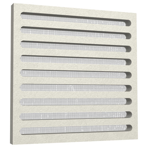 Griglia di ventilazione decorativa - EDG-05 - Eleni Decor - in polistirene / quadrata / per esterni