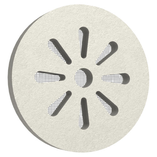 Griglia di ventilazione decorativa - EDG-09 - Eleni Decor - in polistirene / rotonda / per esterni