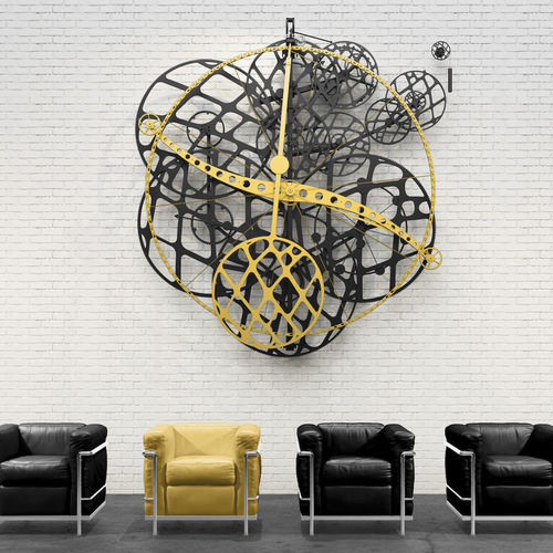 Orologio classico - TM HERCULES - The Moving Mechanics Company AG - a muro / analogico / in alluminio