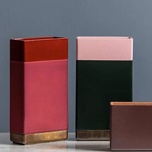 Vaso contemporaneo - COLOROBBIA ITALIA - in ceramica / Made in Italy / contract