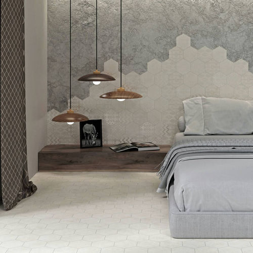 Piastrella esagonale in porcellana - CUSTOM - MAYOLICA - opaca / da interno / per camera da letto