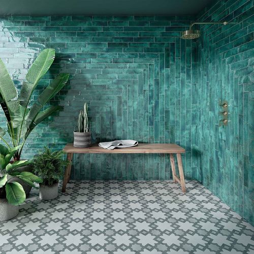 Piastrella in ceramica - NISSEL  - MAYOLICA - lucida / testurizzata / da interno