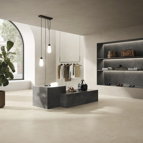 Piastrella in gres porcellanato - MOONSTONE - CERDOMUS - in ardesia / opaca / da interno