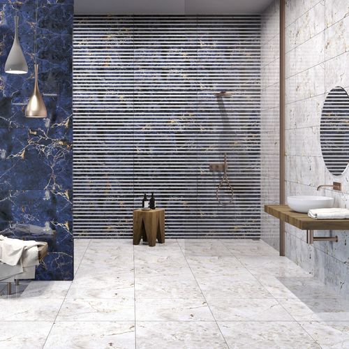 Piastrella in gres porcellanato - SPACE  - RINO SERAMIK PORSELEN - levigata / da interno / da bagno