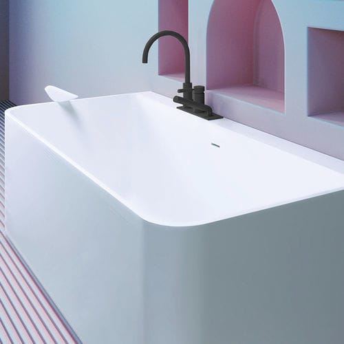 Vasca da bagno filomuro - KIVU MATE - ZENON SMART SOLID SURFACE - per ambiente abitativo / in acrilico / contemporanea