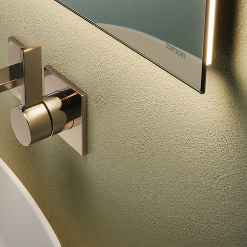 Specchio da bagno a muro - LYRA  - ZENON SMART SOLID SURFACE - contract / contemporaneo / quadrato