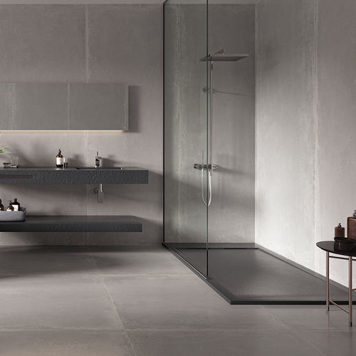 Piatto doccia rettangolare - EVOLUTION - ZENON SMART SOLID SURFACE - da appoggio / in Solid Surface / antiscivolo